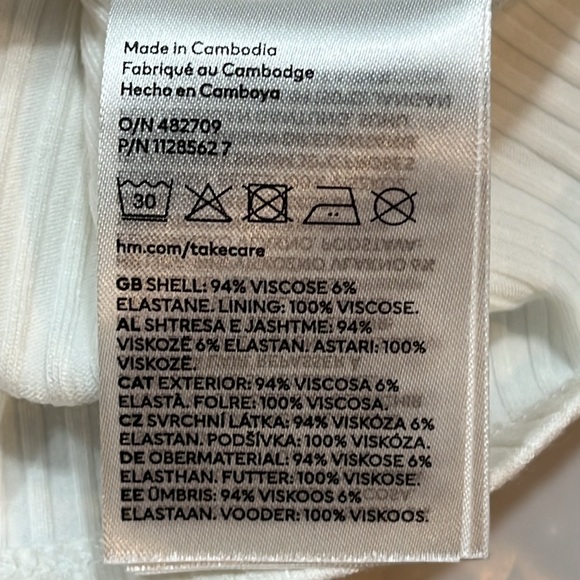 CROP TOP shirts LOT OF TWO WHITE sweetheart neck ribbed black Long sleeves Small - Picture 12 of 13